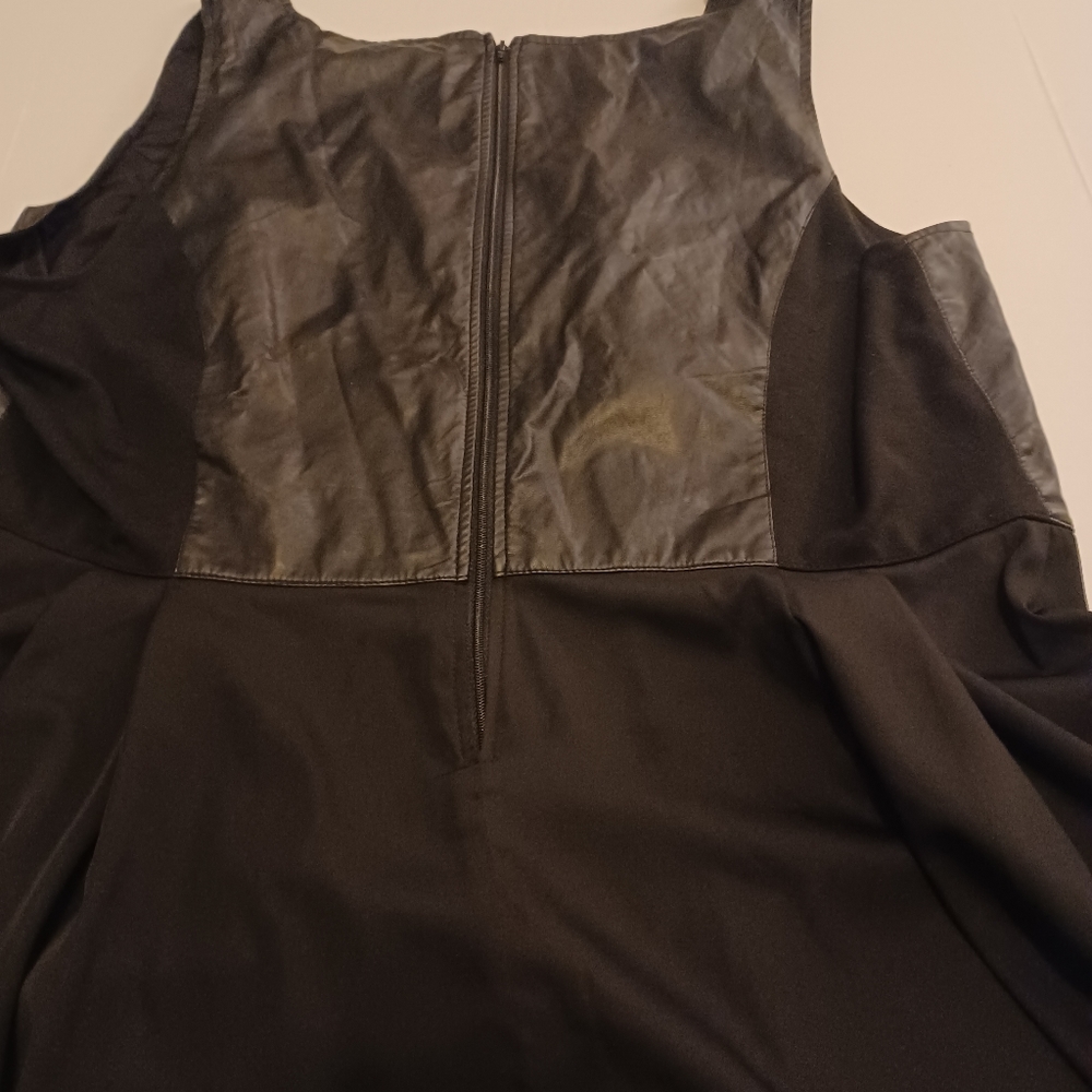 Torrid Size 3 Faux leather peplum top